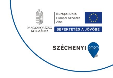 Készült az Európai Unió és az Európai Szociális Alap társfinanszírozásával. Magyarország Kormánya. Befektetés a Jövőbe. Széchenyi 2020